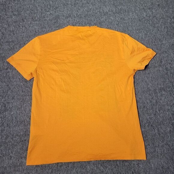 AuthenticVersace Medusa Crewneck Black Embroiderd Logo Men's Size M Orange Rare - Picture 2 of 10